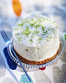 Coconut and lime cheesecake