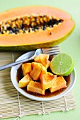 Marinated Papaya