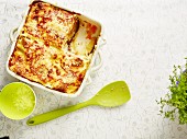 Aubergine lasagne