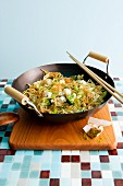 Stir-fried oriental noodles