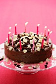 Chocolate Happy Birthday Cake
