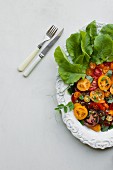 Mixed tomato salad