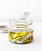 Anchovies in oil