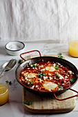 Shakshuka (egg dish with tomatoes, North Africa)