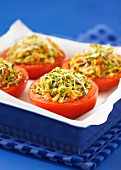 Tomatoes stuffed with vegetables
