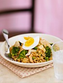 Kedgeree (rice dish with fish, vegetables and egg, England)