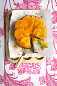 Mandarin and semolina cake with cardamom and ginger