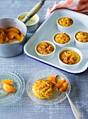 ADHD food: sweet potato soufflés with apricots