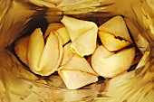 Fortune cookies in a bag