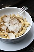 Fusi pasta with truffles