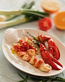 Lobster with fresh orange sauce