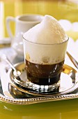 Coffee with milk foam