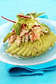 Avocado and trout salad