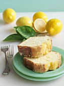 Pound cake with lemon glaze