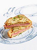 Croque Monsieur (toasted ham and cheese sandwich)