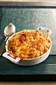 Macaroni and cheese with truffle oil