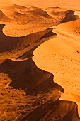 Verwehungen in der Namib-Wüste, Sossusvlei, Namibia