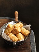 Croquette with flaked almonds