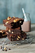 Brownies with walnuts