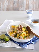 Noodle salad with prawns (Asia)