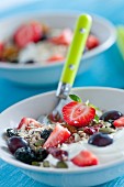 Muesli with yoghurt and berries