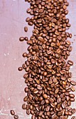 Coffee beans (overhead view)