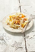 Chicory salad with oranges and walnuts