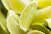 Lime wedges (close-up)