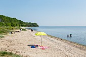 The beach at Palmer Ort on the peninsula of Zudar, Rügen