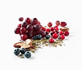 Grapes, berries and seeds