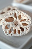 A dried lotus root