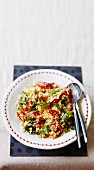 Quinoa salad with roasted vegetables