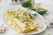 Leeks with feta and dill