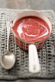 Beetroot and apple soup