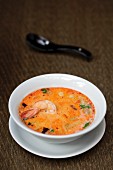 Spicy sour prawn soup (Thailand)