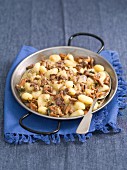 Gnocchi with chanterelle mushroom sauce