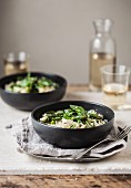 Asparagus risotto with Parmesan