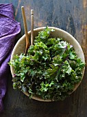 A bowl of purple kale (rare)