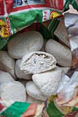 A sack of dough balls (Thailand)