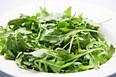 A bowl of fresh rocket