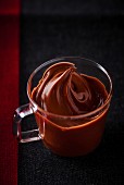 Schokoladen-Nougat-Creme im Glas