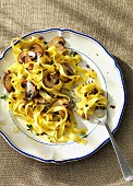 Tagliatelle with mushrooms