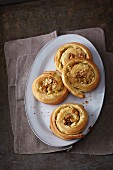 Walnut and apple pastries