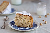 Apple and hazelnut cake