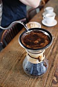 Kaffee aufbrühen, Merlo Coffee Roasters, Brisbane
