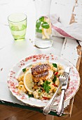 Fish with cauliflower couscous