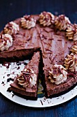Chocolate-nougat cake