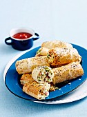 Bacon and Pea Sausage rolls