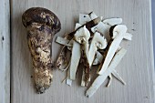 Fresh matsutake mushrooms from Japan