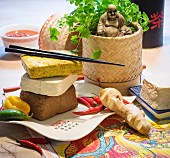 Vegan ingredients for oriental cuisine